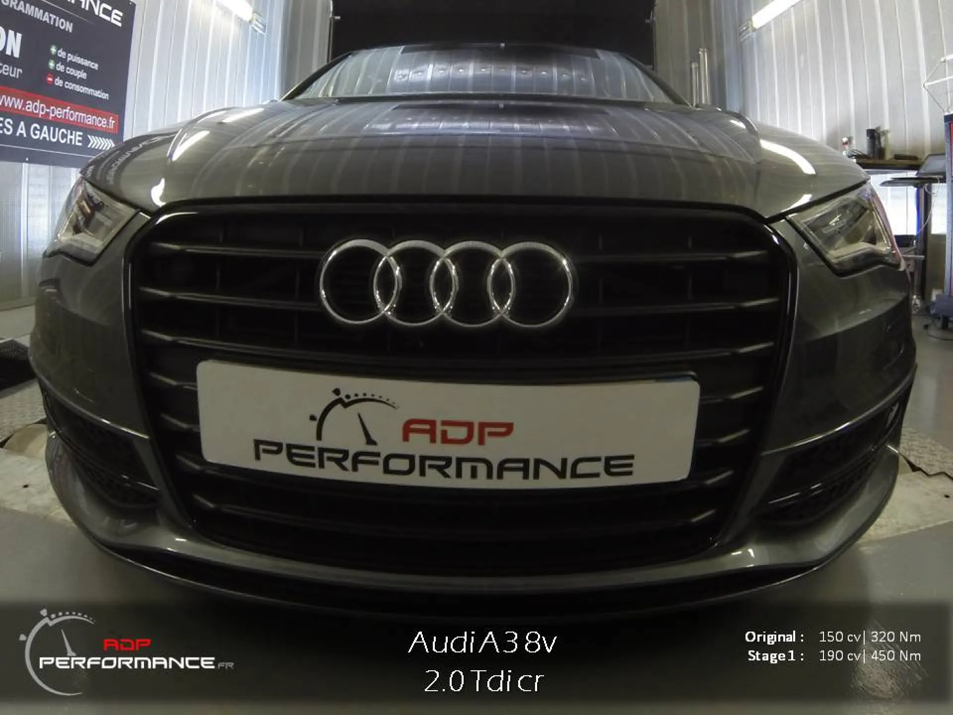 Reprogrammation moteur Audi A3 2.0 Tdi 150