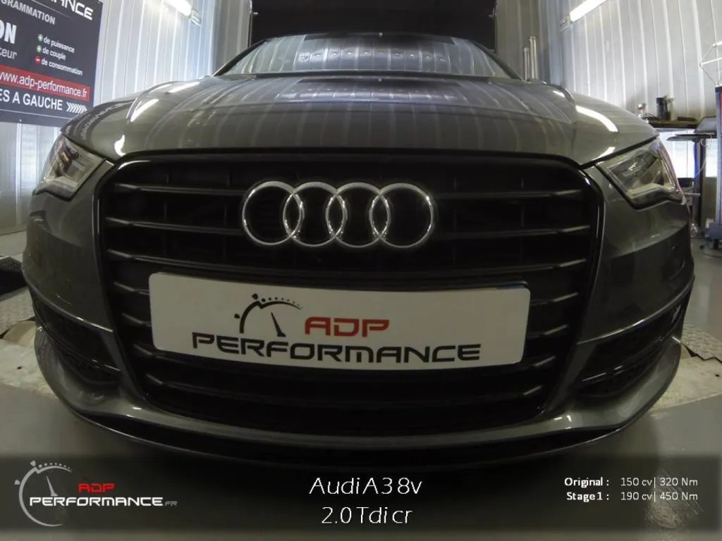 Reprogrammation moteur Audi A3 2.0 Tdi 150