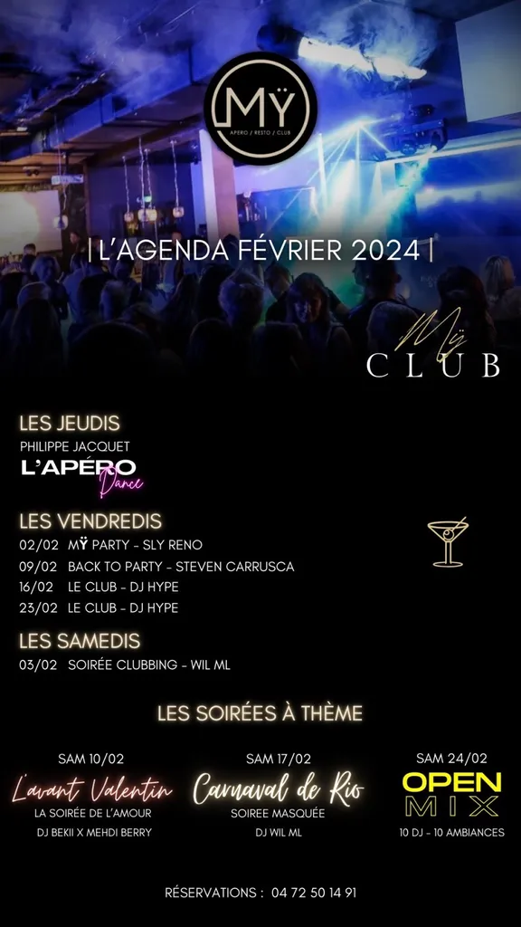 L’Agenda Clubbing Février 2024