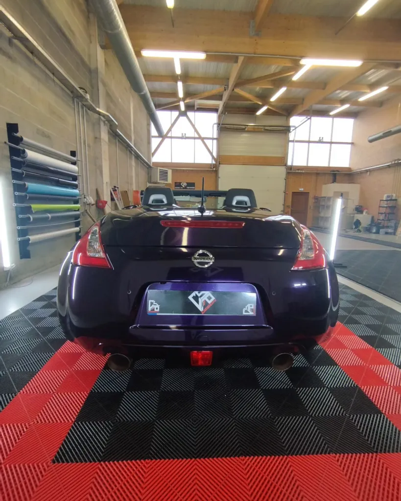 Covering complet Arlon PCC Infinit Purple Métal sur Nissan 370Z à Clermont-Ferrand
