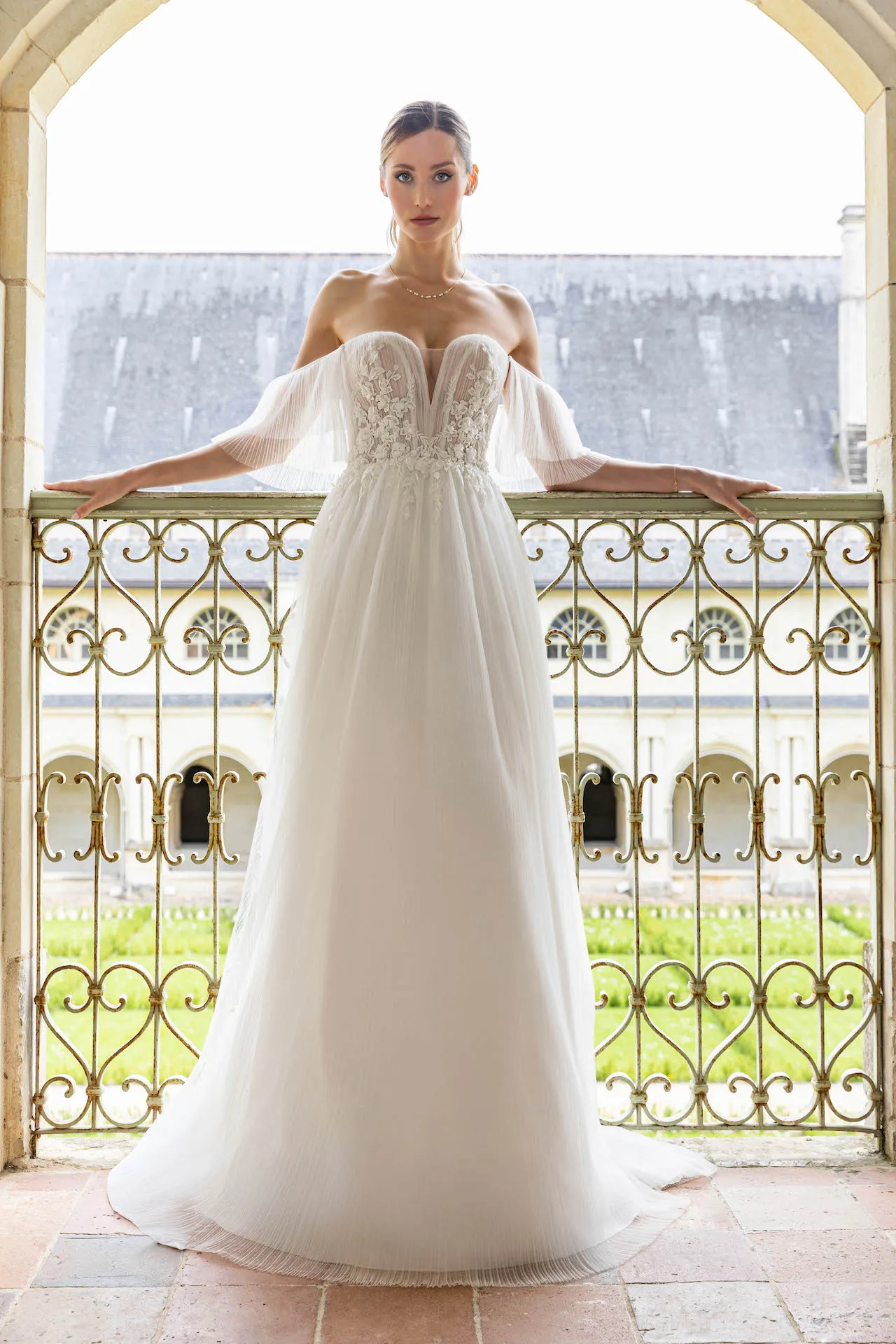 robe de mariée fluide à Antibes