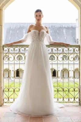 robe de mariée fluide à Antibes