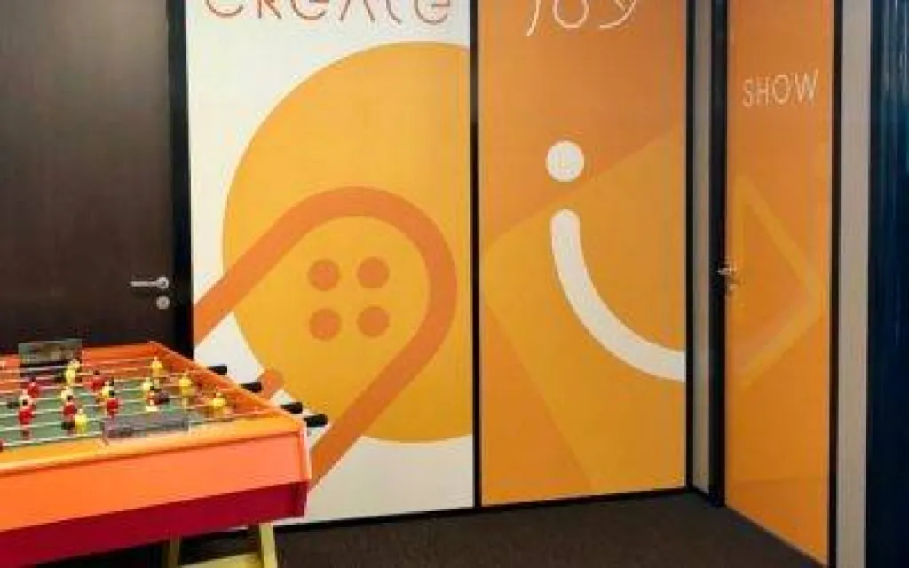 Réalisation de la décoration intérieure des locaux de Bandai Namco