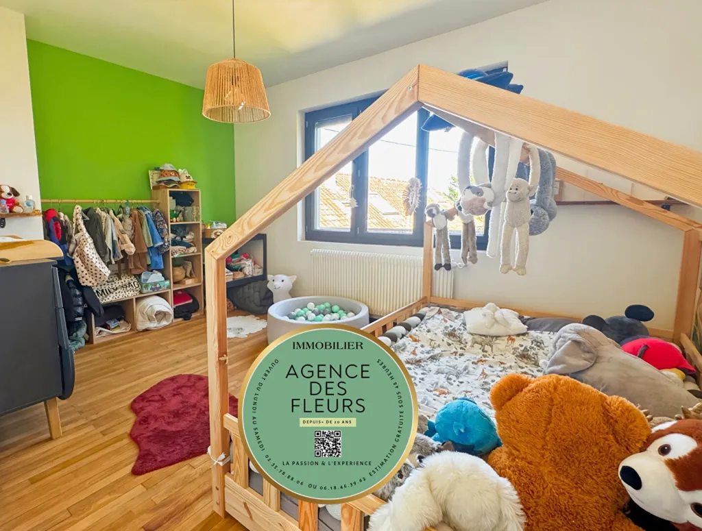 A vendre maison de 130 m² édifiée sur un terrain de 430 m² sur la commune de SAINT OUEN DU TILLEUL 27670