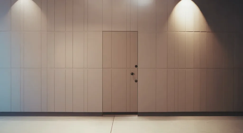 Installation d'une porte d'entrée blindée Silvelox In_Wall à Ajaccio et en Corse-du-Sud : la porte affleurante sans cadre ni jambage, classe 4 anti-effraction pour villas et maisons contemporaines