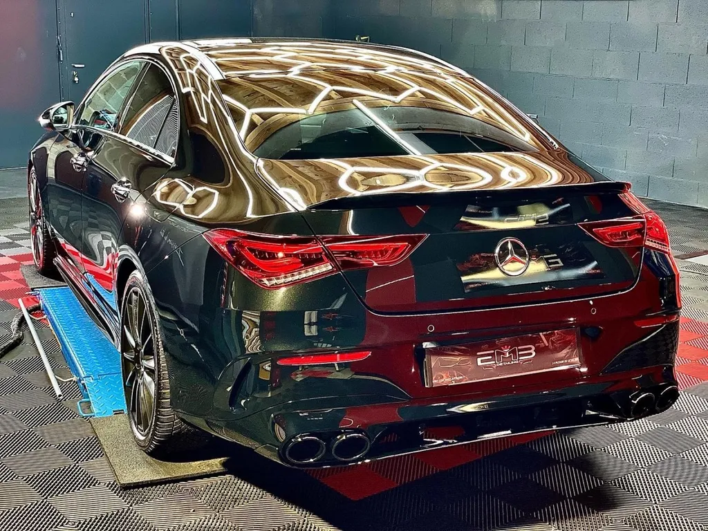 Protection carrosserie traitement céramique et PPF Mercedes cla au sud de Lyon 