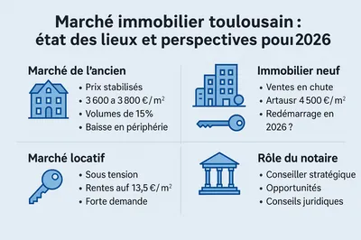 Marché immobilier toulousain : état des lieux et perspectives pour 2026 - Me BERTRAND Notaire à TOULOUSE