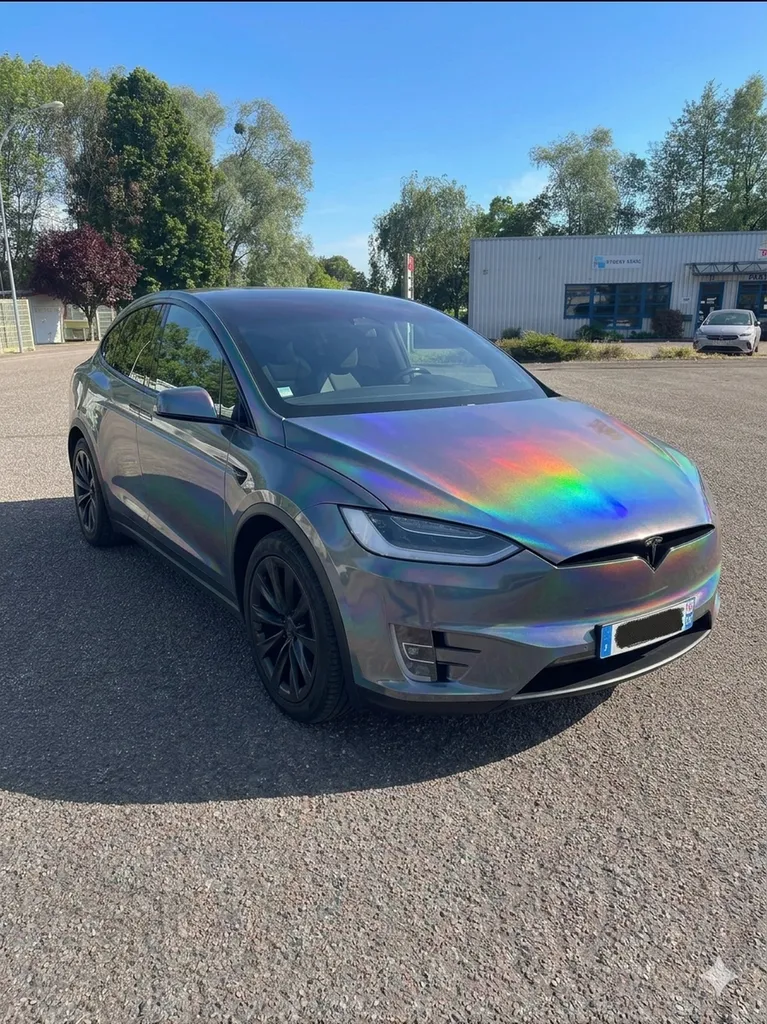 Tesla Model X - Adhésif holographique