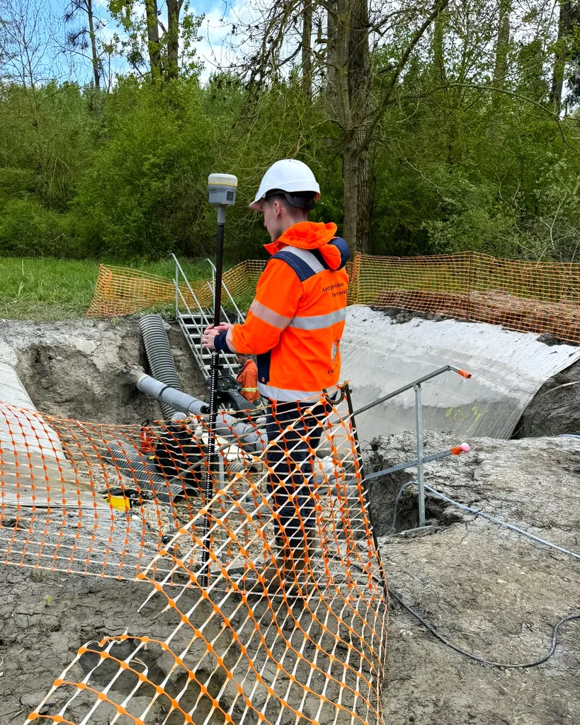 Relevé Topographique pipeline de gaz