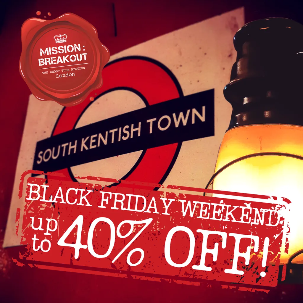 Black Friday deals escape room london