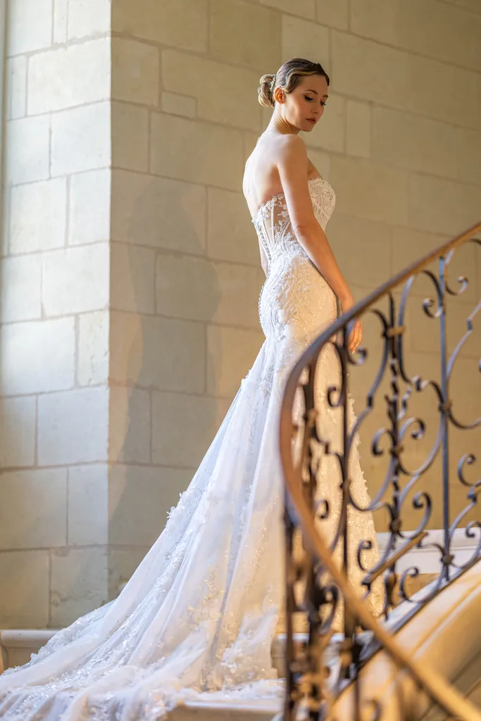 robe de mariée sirène spectaculaire