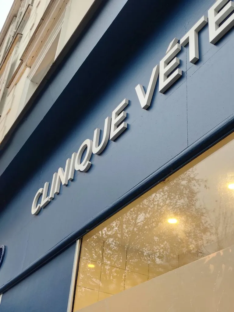 Pose d’une enseigne pour une clinique vétérinaire à côté de Paris