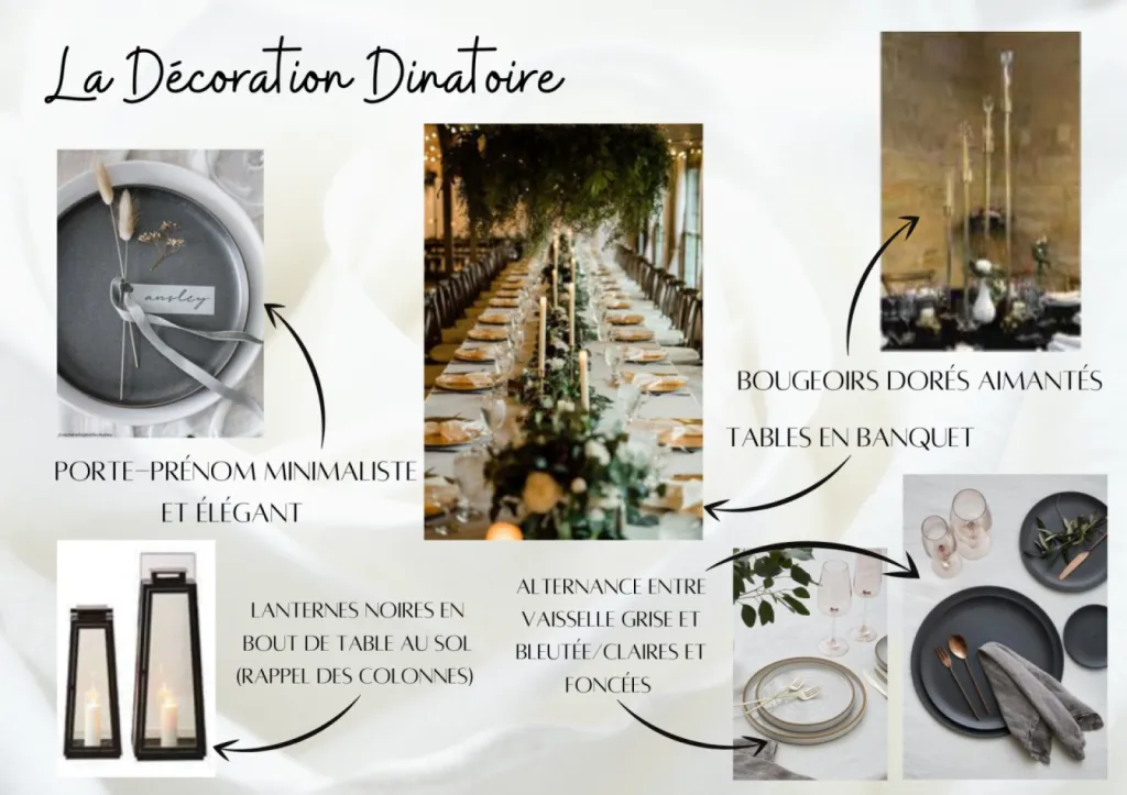 L'organisation de A à Z pour une décoration sur mesure de votre mariage par votre Wedding Planner
