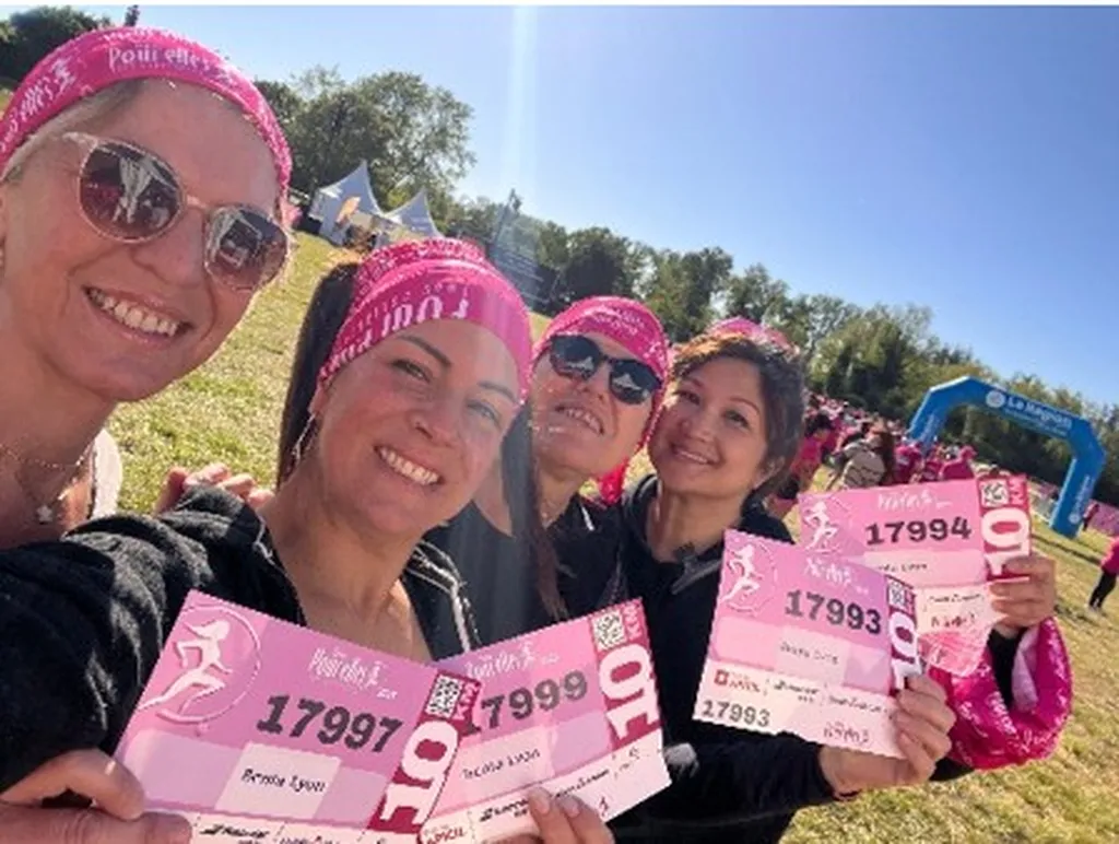 Benta Lyon sprinte pour Courir POUR ELLES !