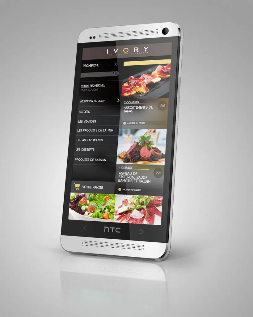 application mobile restaurant graphiste web designer marseille