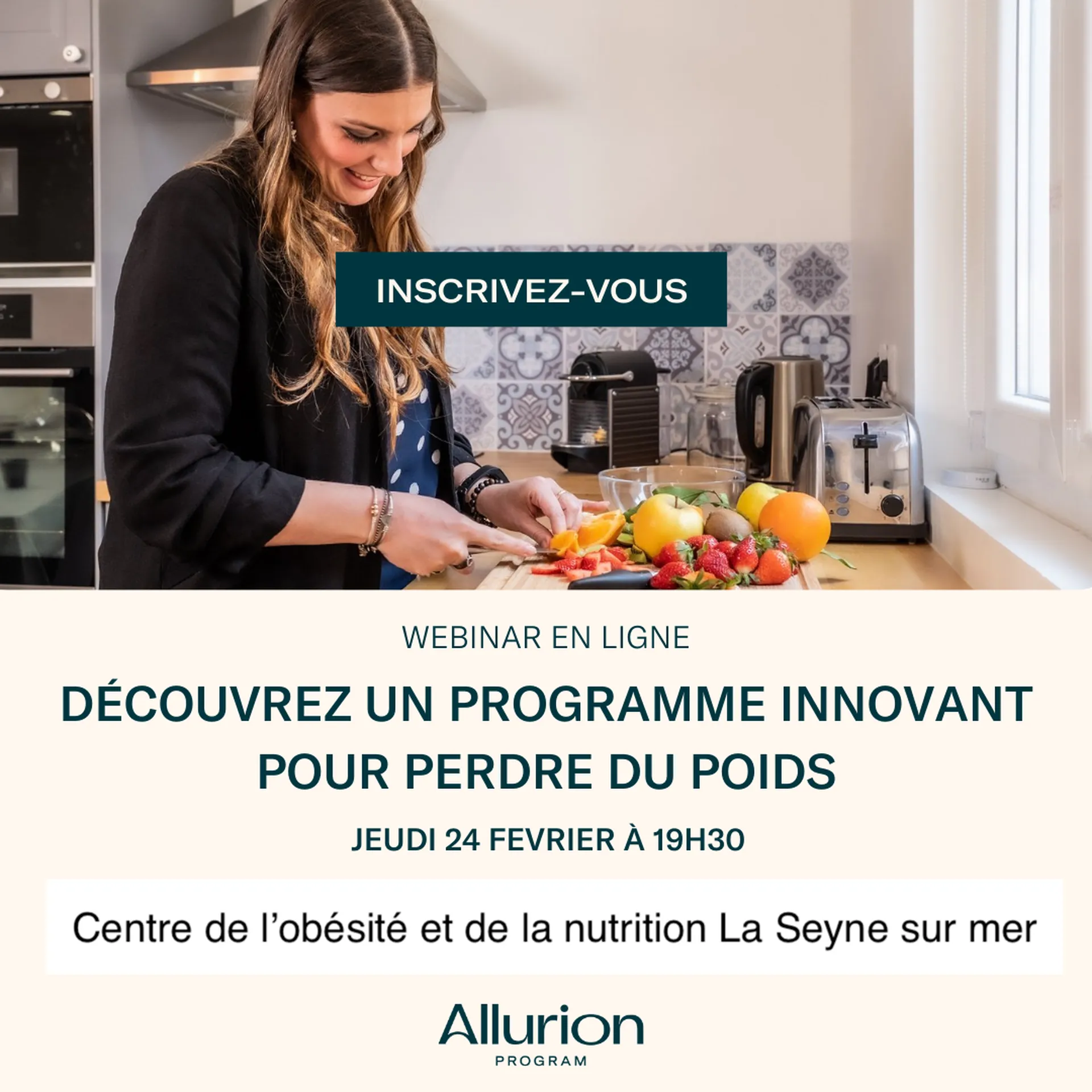 Webinaire d'information patients sur la ballon gastrique et notre programme Allurion dans le Var