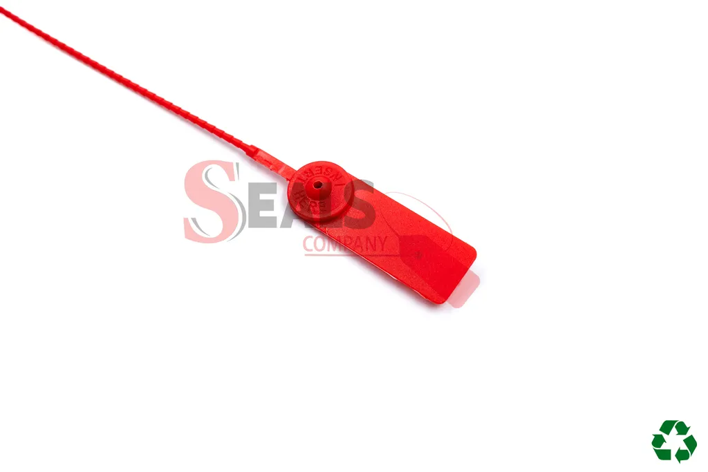 Scellé de sécurité réglable TINYSEALS en polypropylène avec insert métallique et crantage de sécurité