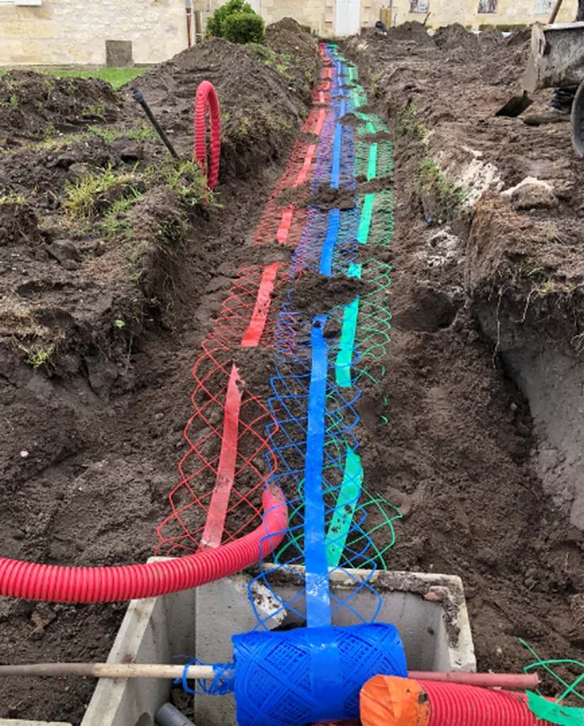 Viabilisation d'un terrain sur Rians pour raccorder une maison neuve dans le VAR