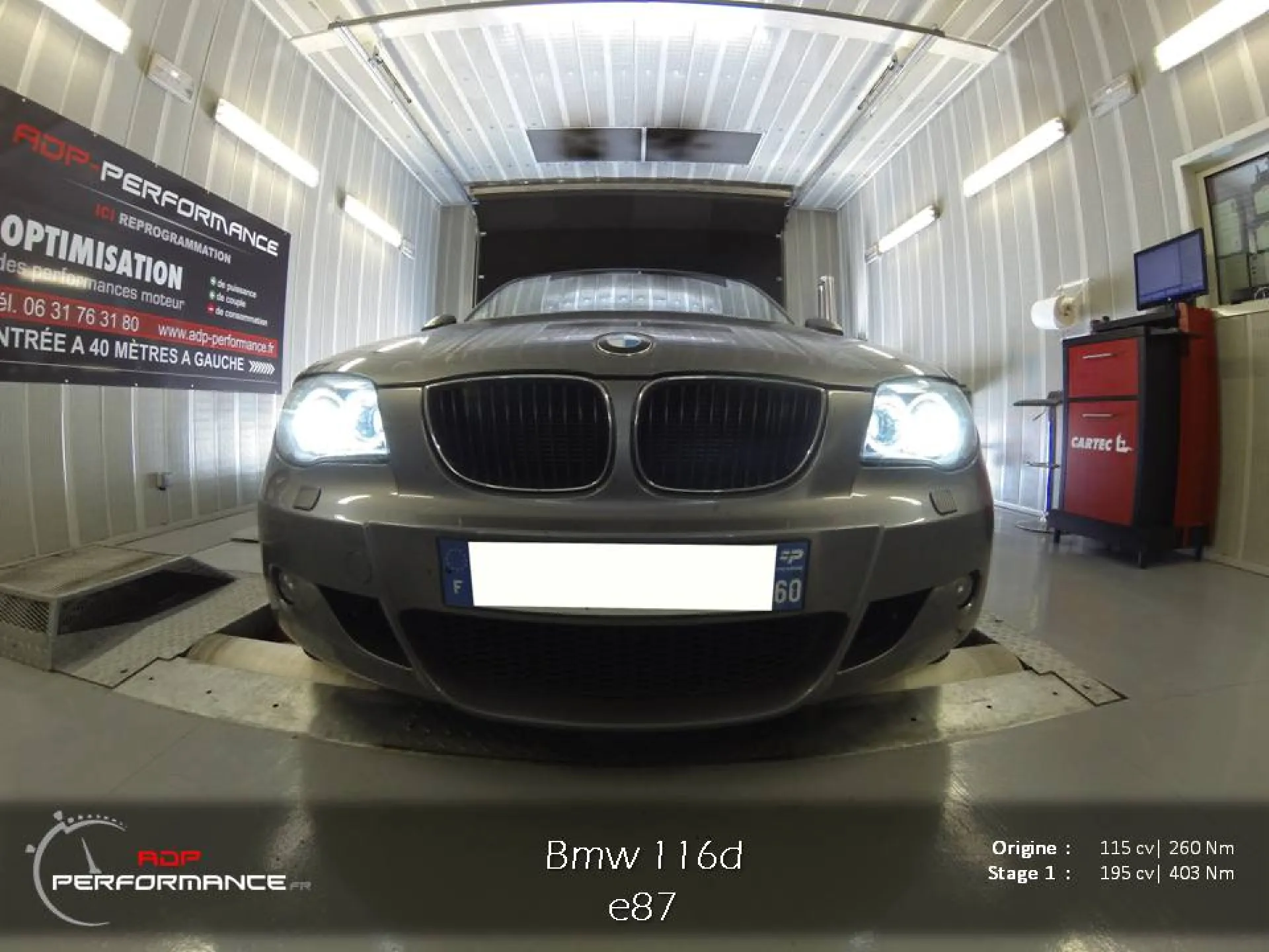 Reprogrammation moteur Bmw 116d