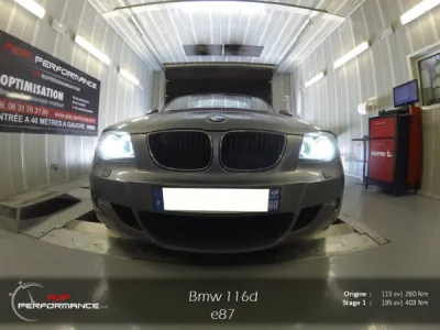Reprogrammation moteur Bmw 116d