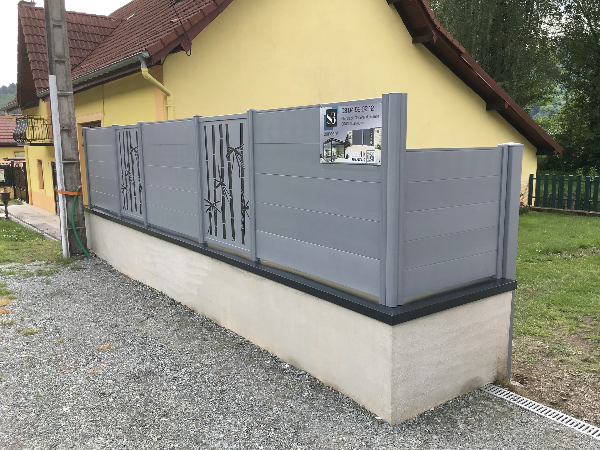 Quelle clôture alu choisir pour s'assortir à votre portail dans le Territoire de Belfort  et les environs ?