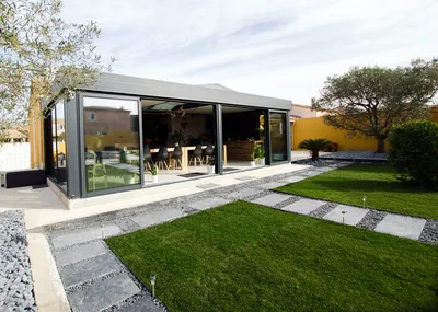 Extension toit plat Bassin d'Aracachon