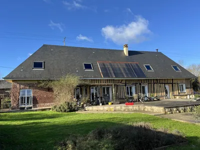 A vendre : Ancien clos-masure rénové à Grand-Camp 76170 - 5 chambres - 6313m² de jardin