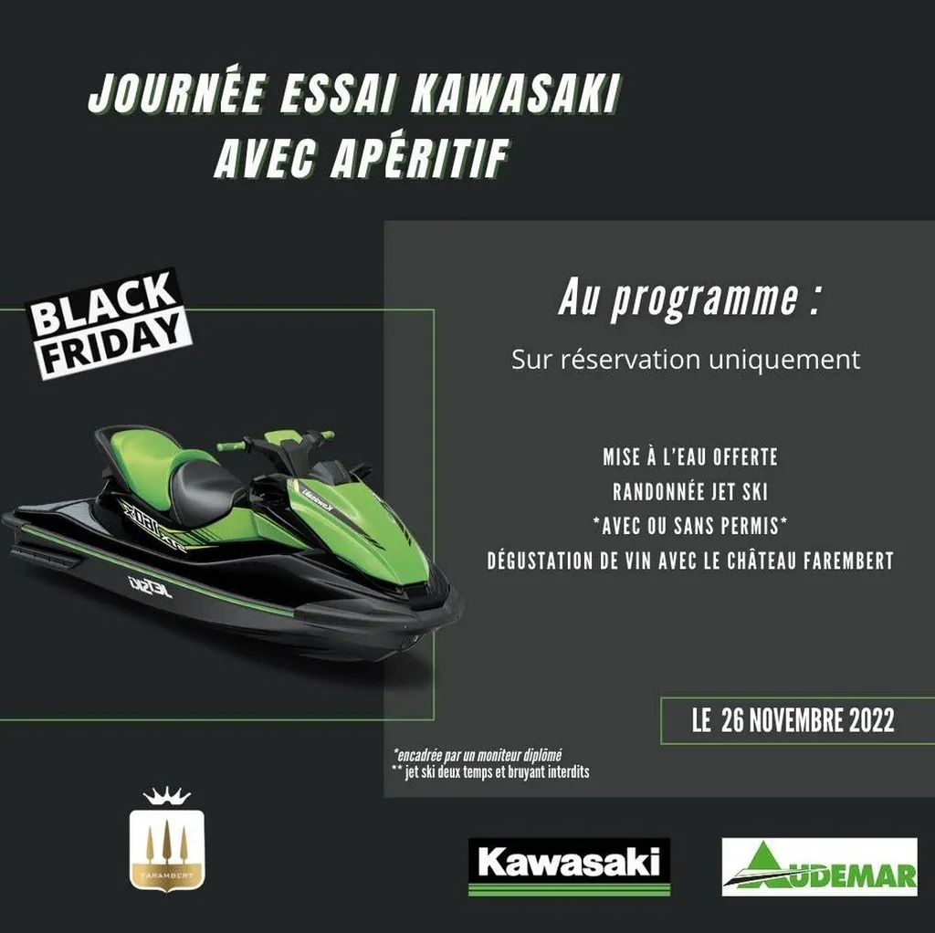 Journée essai Kawasaki avec apéritif