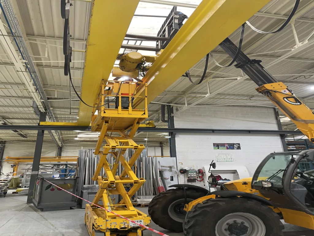 Rétrofit d'un pont avec palan à encombrements réduits de capacité 3.2T sur la région de Lyon