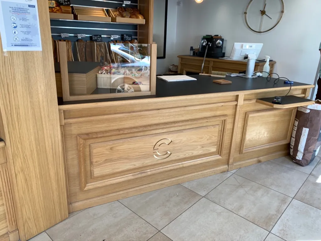 Agencement intérieur de boulangerie en Gironde