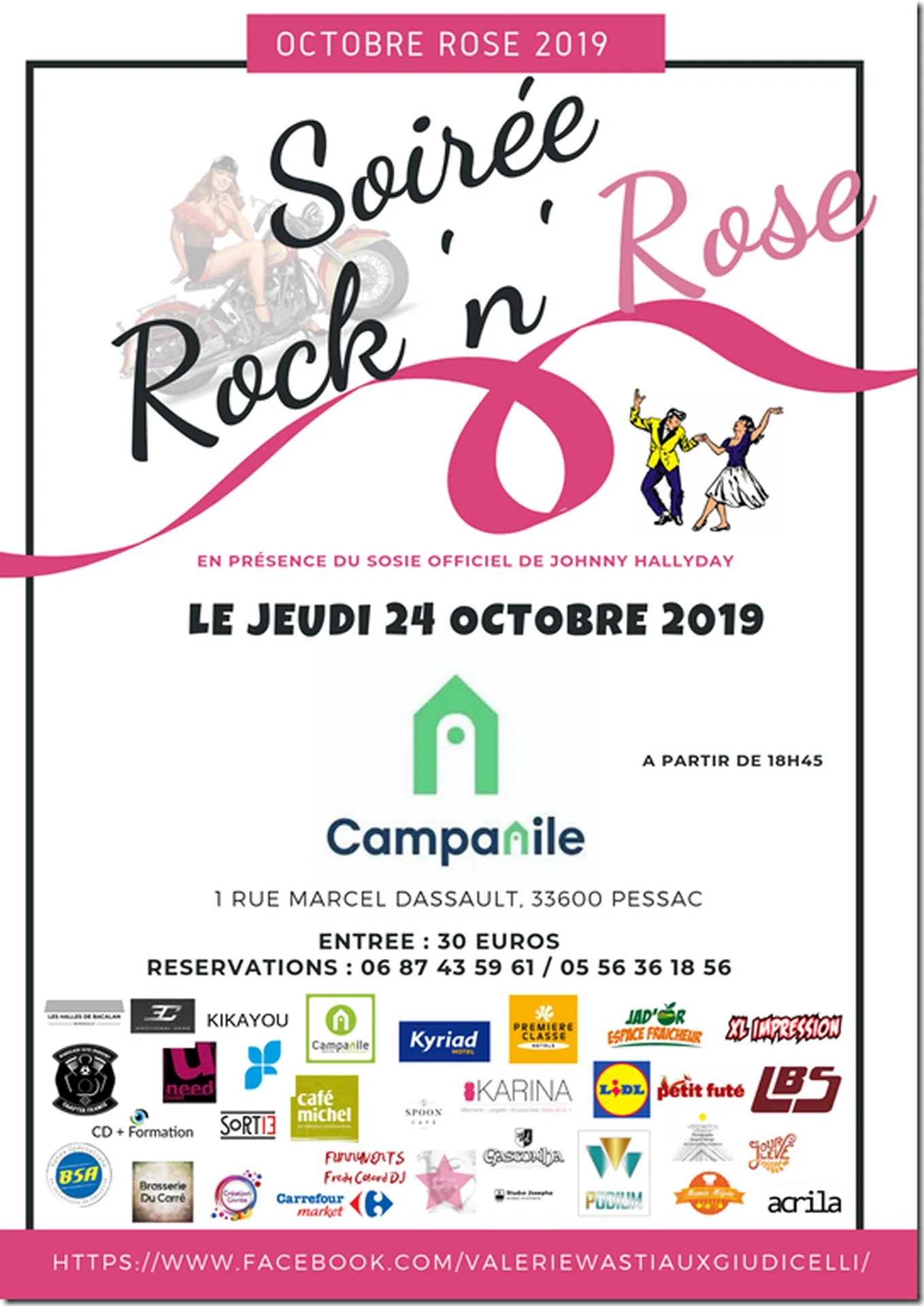 2019 Troisième année d'engagement avec Octobre rose