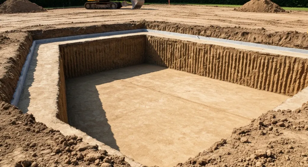 Terrassement et excavation pour préparation de terrain avant installation de piscine à Sanary sur Mer : excavation sur mesure