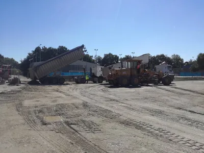 Empierrement infrastructure sous terrain synthétique à remplissage naturel