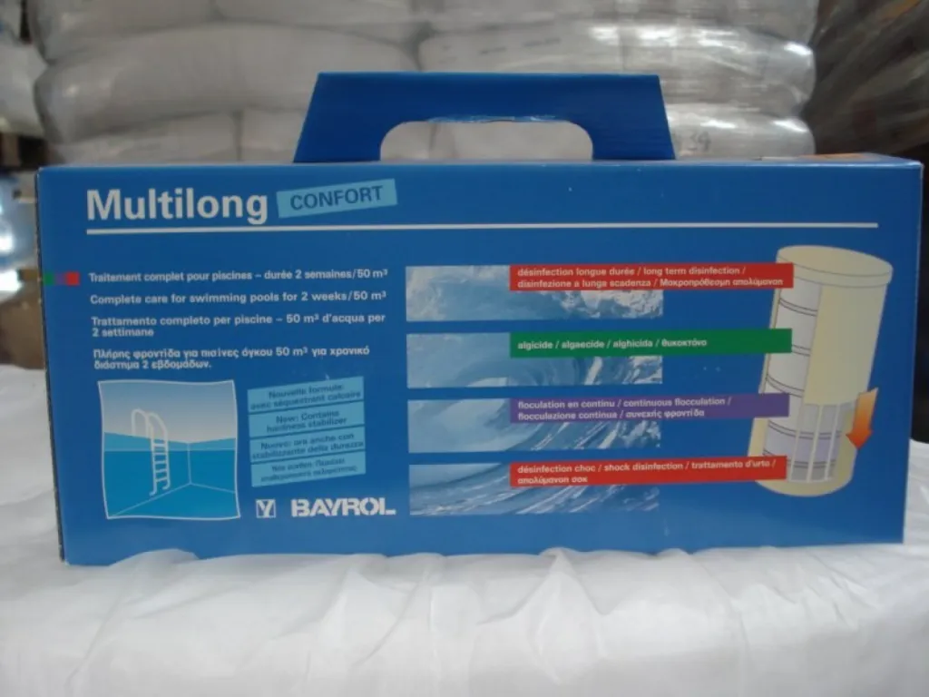 Chlore en galet ou Chlorilong ou Multilong ou Multibloc