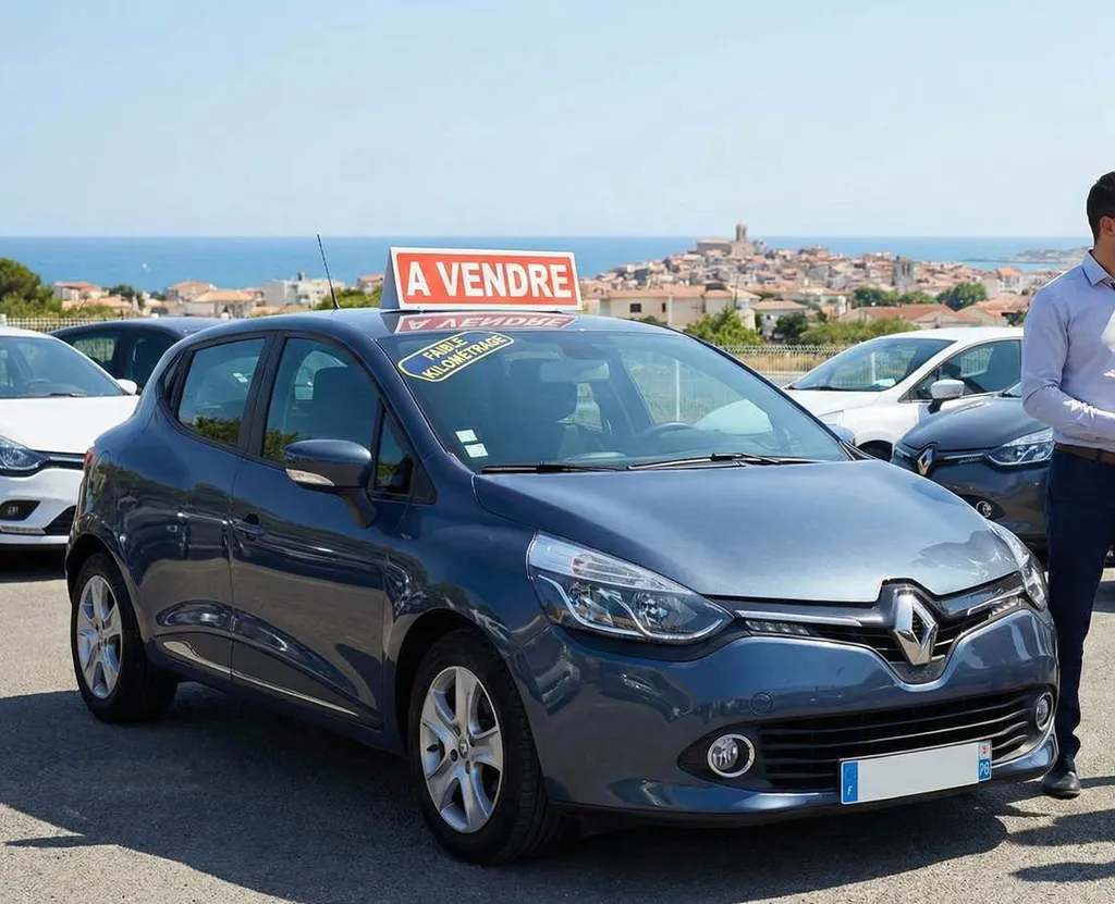 Vente voiture d'occasion faible kilométrage à Poussan proche de Sète : historique d'entretien limpide et contrôle technique valide