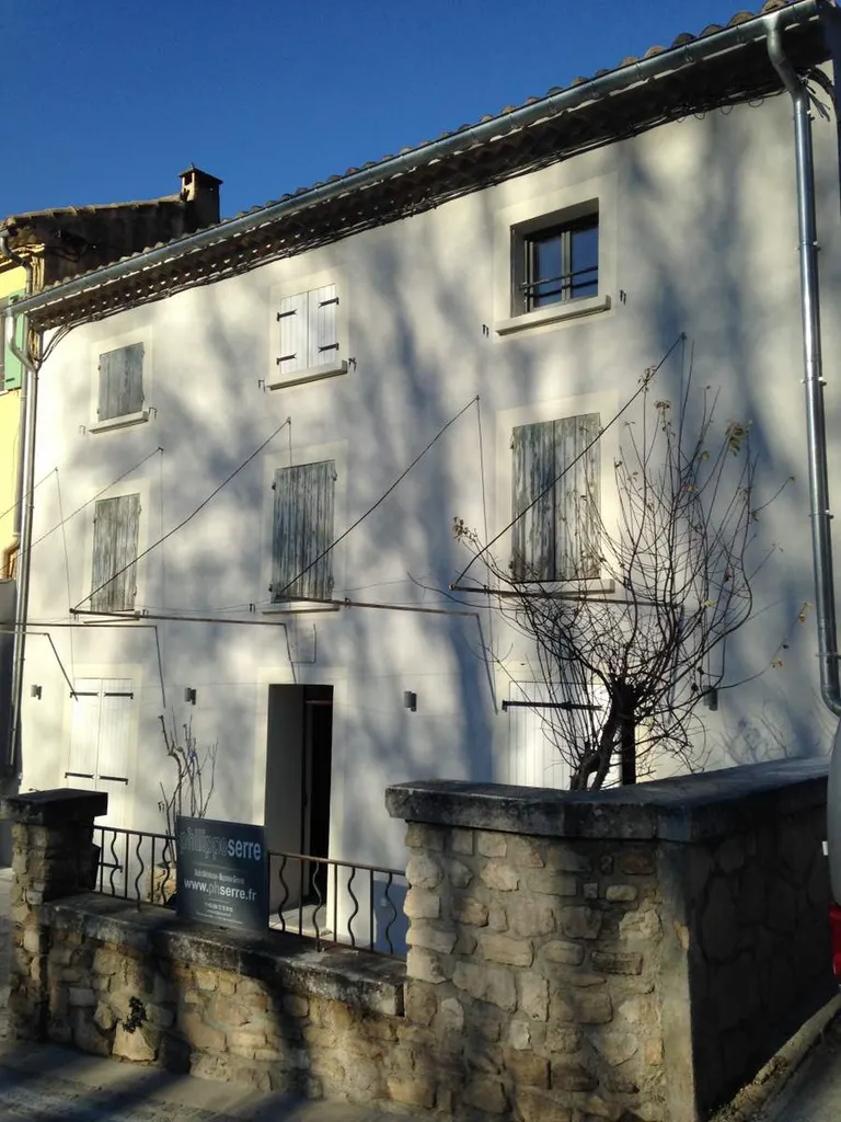 Rénovation maison de village à Fontaine de Vaucluse