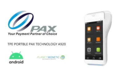 TPE Pax a920 terminal bancaire portable tactile intelligent à Marseille