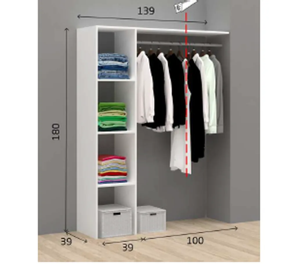 Aménagement de placard Hugo