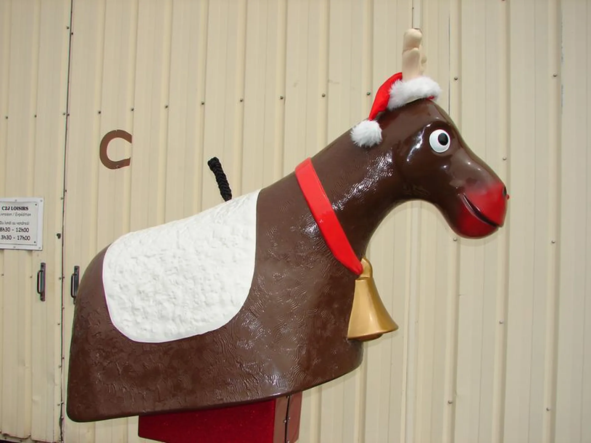 Rodéo mecanique renne du pere noel lyon