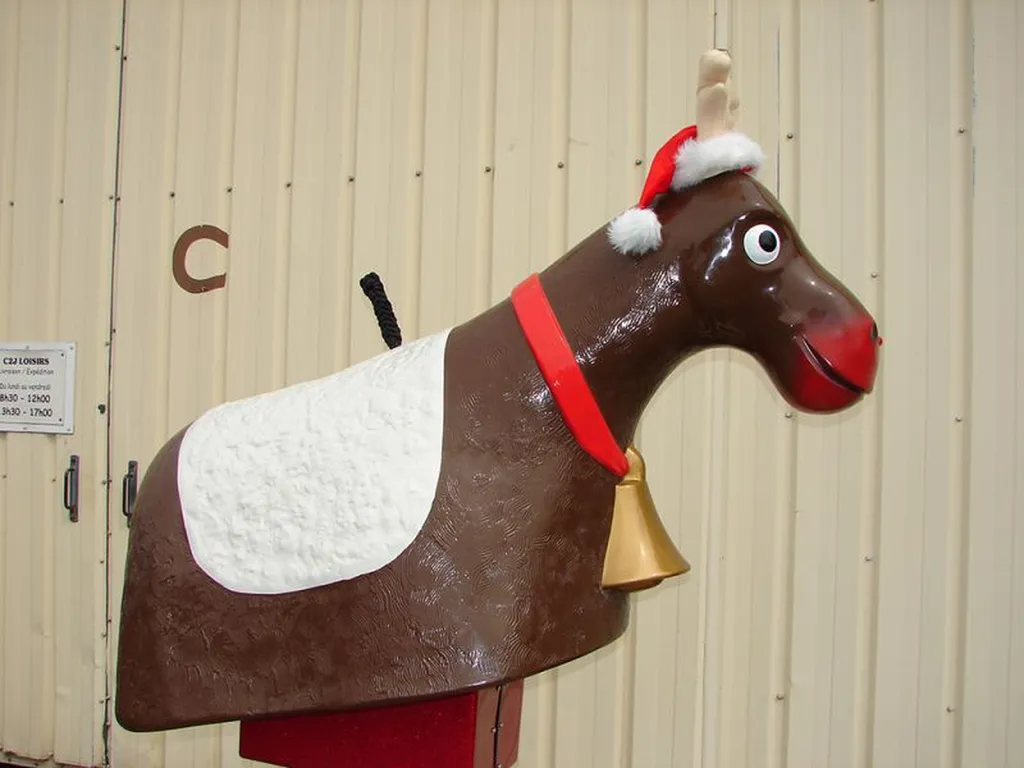 Rodéo mecanique renne du pere noel lyon