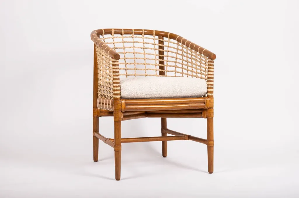 Fauteuil en rotin à Hyères