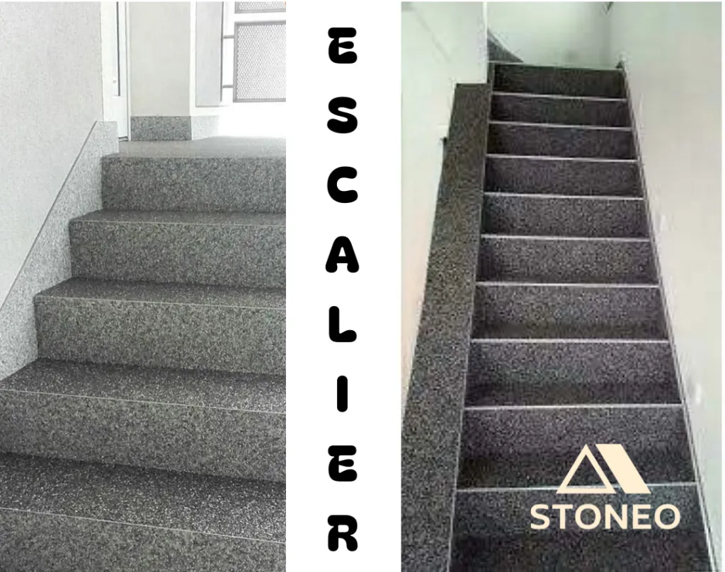 Revêtement pour escaliers et murettes : osez la moquette de pierre à Grignan, près de Montélimar, pour un extérieur moderne et antidérapant