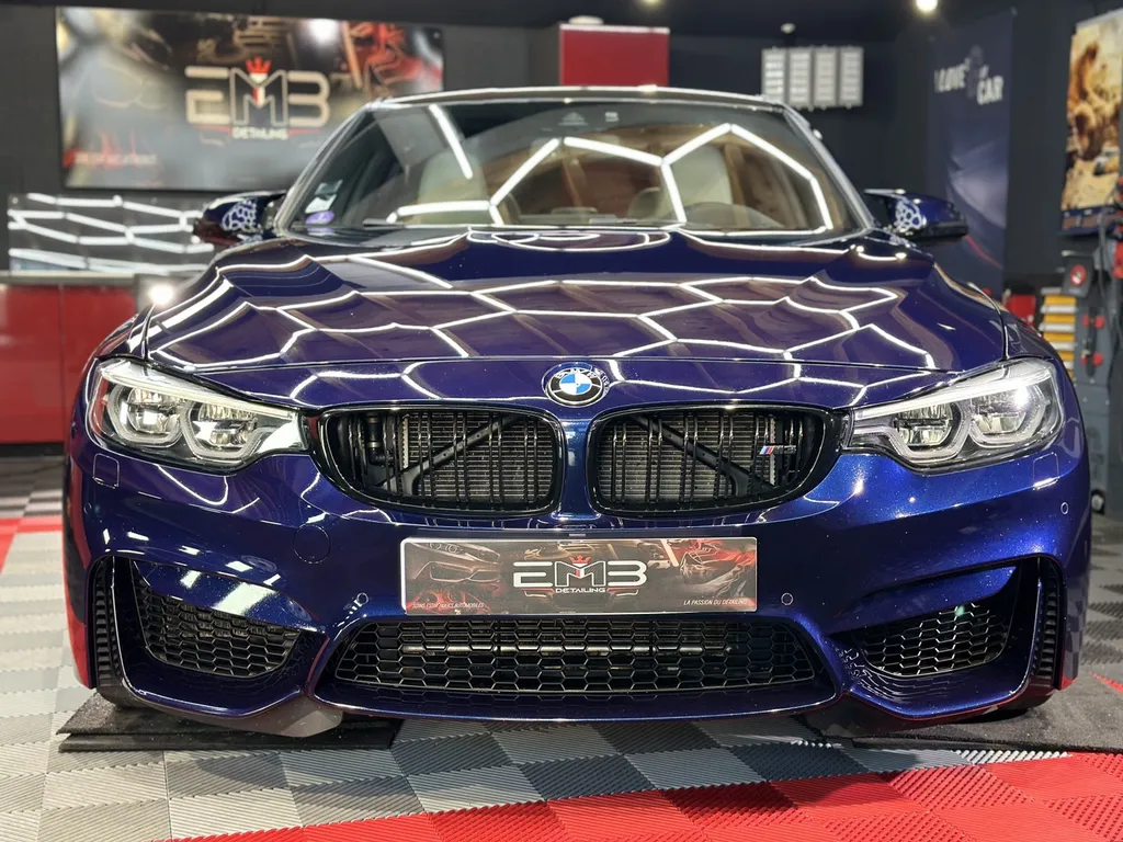 Detailing auto lyon traitement céramique carrosserie BMW M3