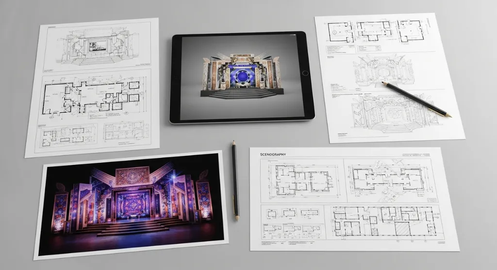À qui appartient la propriété intellectuelle des visuels 3D et plans de conception scénographique après une mission de scénographe ?