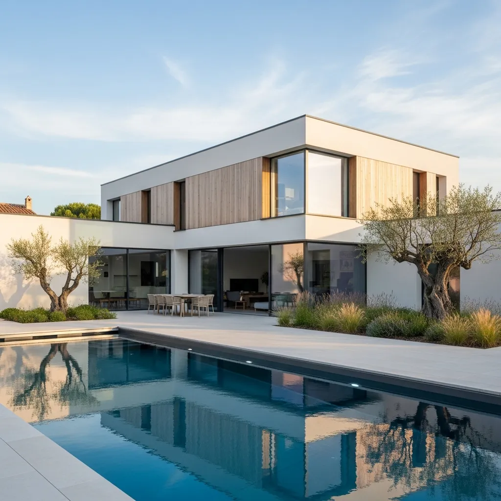 maison contemporaine dans le Var