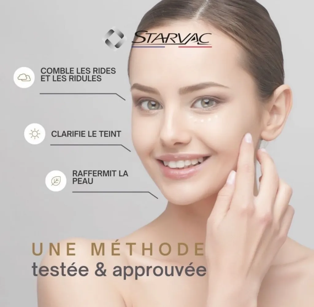 Soin visage Starvac DXSMART anti-âge détox dans votre Centre Aglaé de pertuis pour conserver la jeunesse de votre peau 