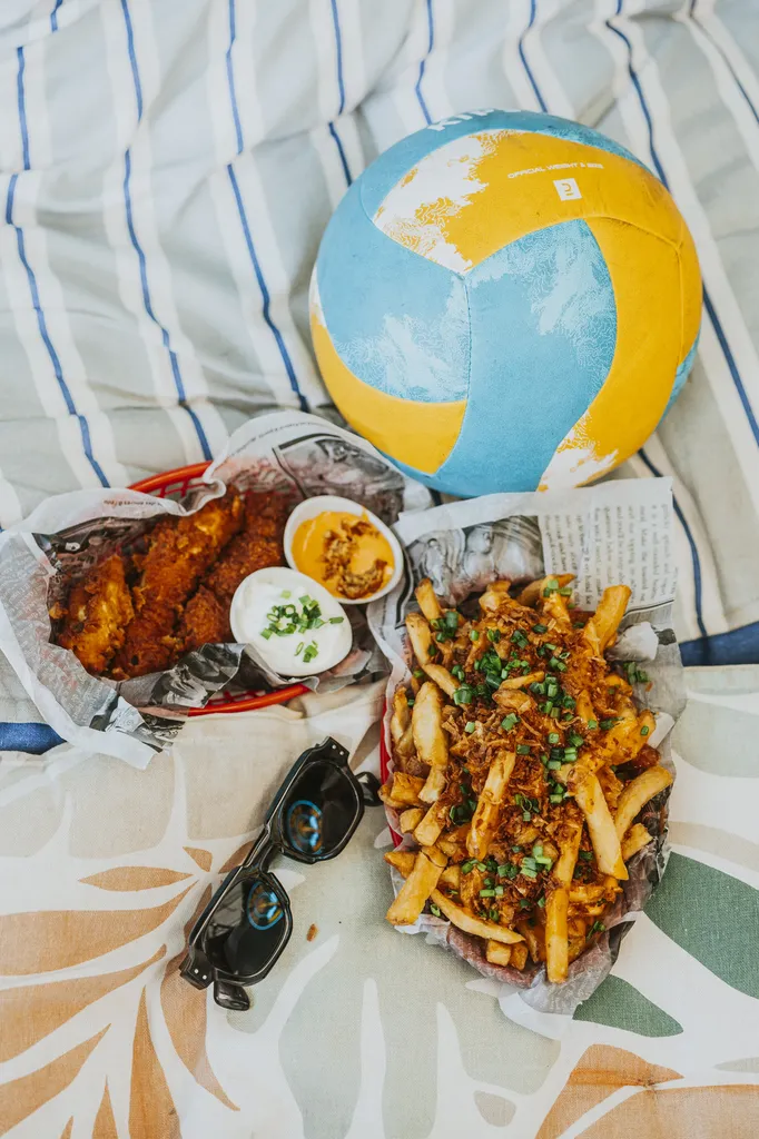 Plage, frites, beach boy