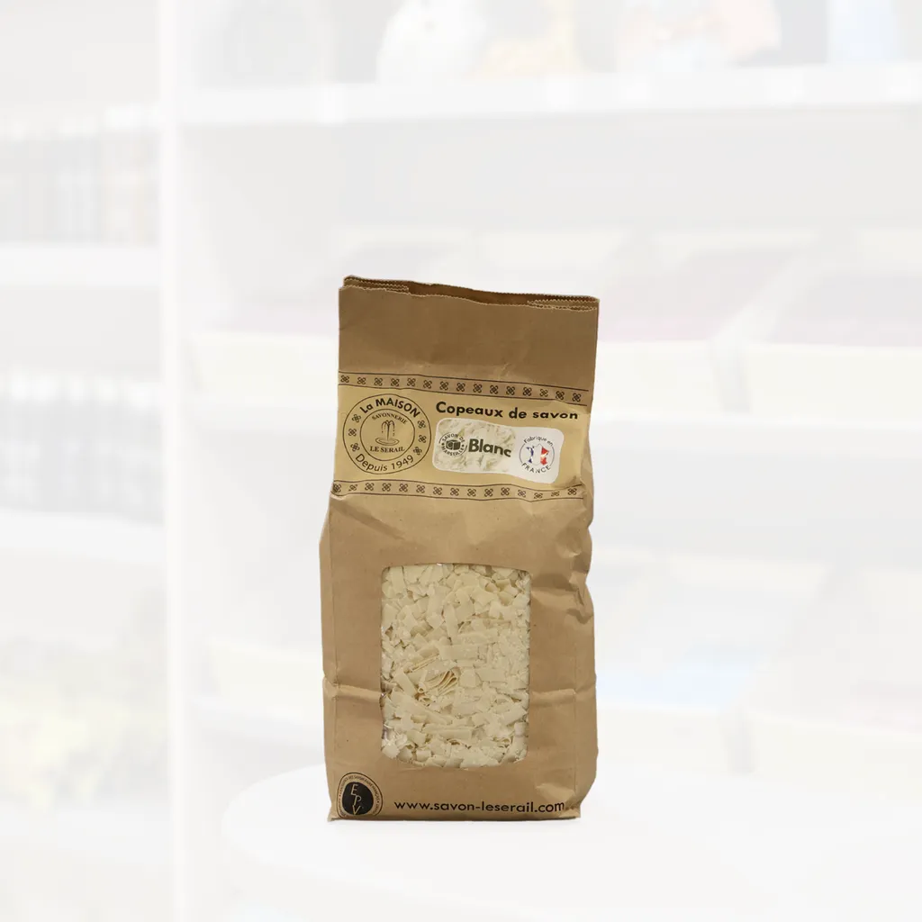 Savon de Marseille en copeaux pour le linge fabriqué à Marseille