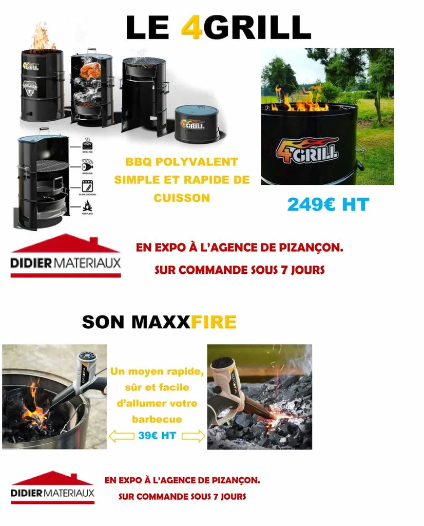 je recherche un barbecue qui chauffe rapidement et facile dans la drôme