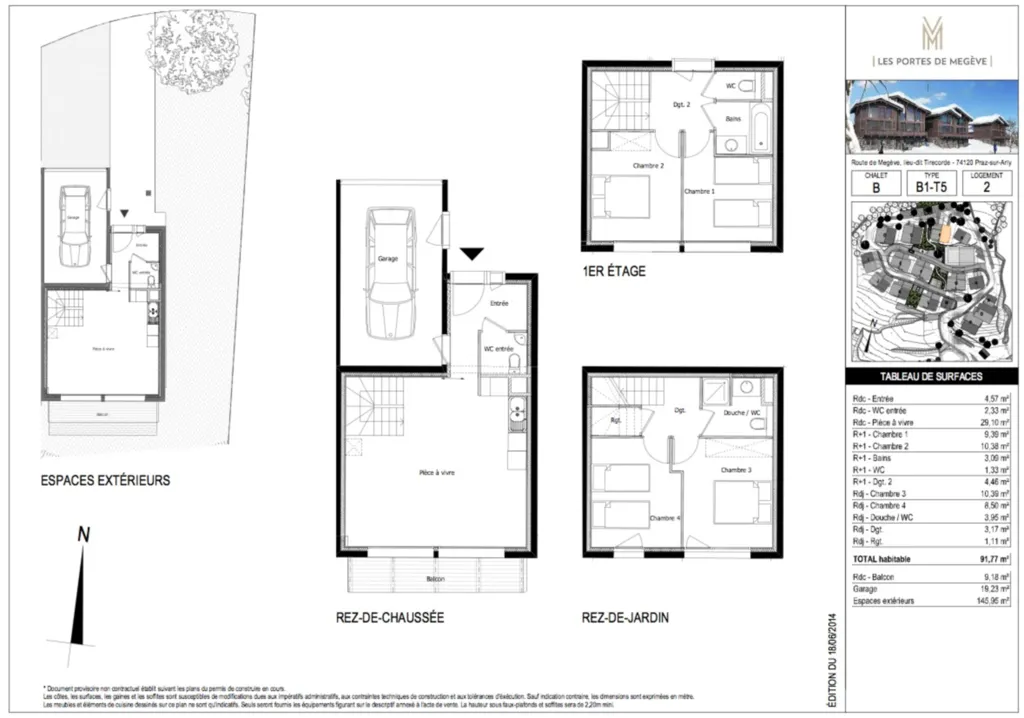 chalet B1 de très grand standing montagne